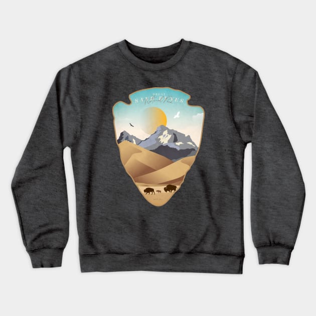 Great Sand Dunes National Park Crewneck Sweatshirt by Wintrly